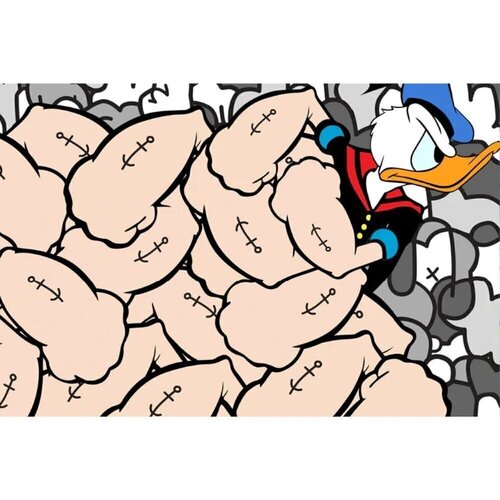 Strong Arm Duck by Jerkface, 版畫 for Sale on Singulart