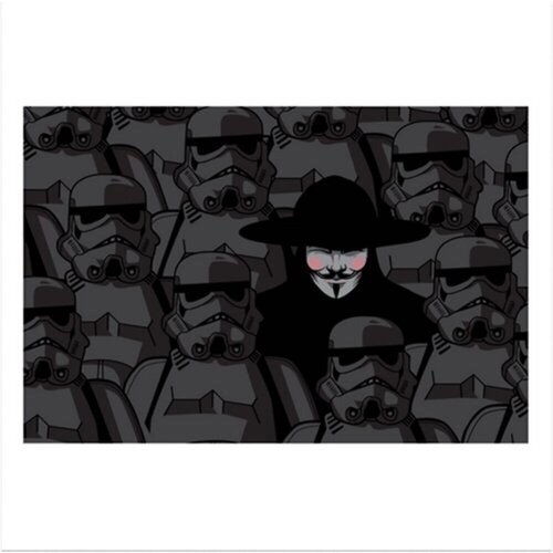 V Day (Variant) by Jerkface, Print for Sale on Singulart