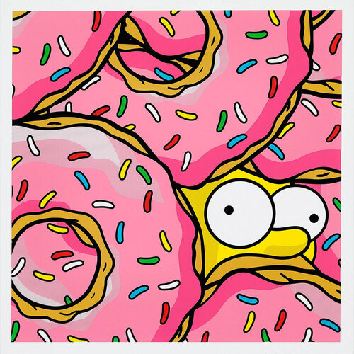 Strawberry Donuts di Jerkface, Stampa in vendita su Singulart