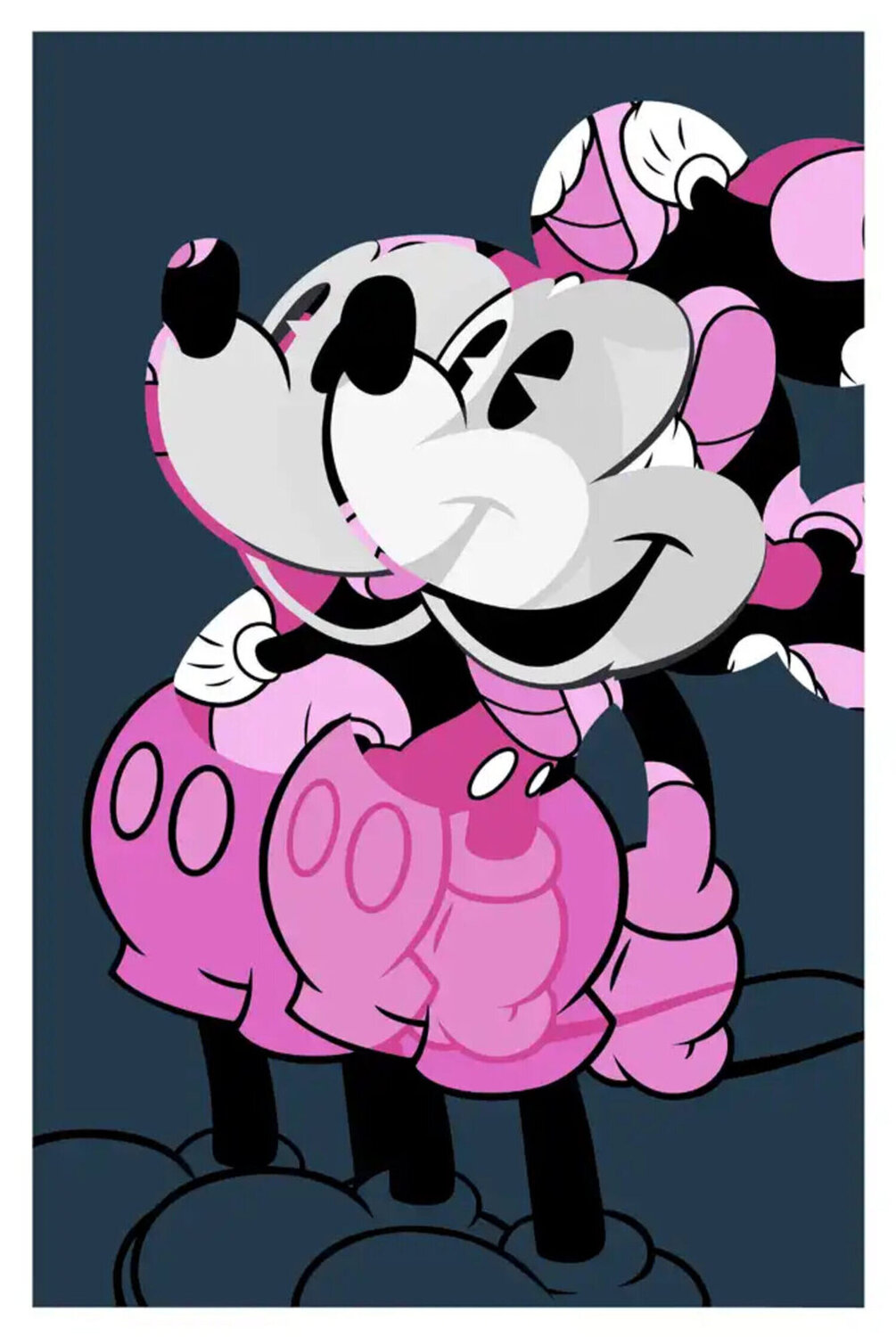 Pink (Double) Jerkface Print for sale
