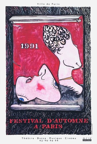 Festival d'Automne 1991 van Jasper Johns, Afdruk te koop op Singulart