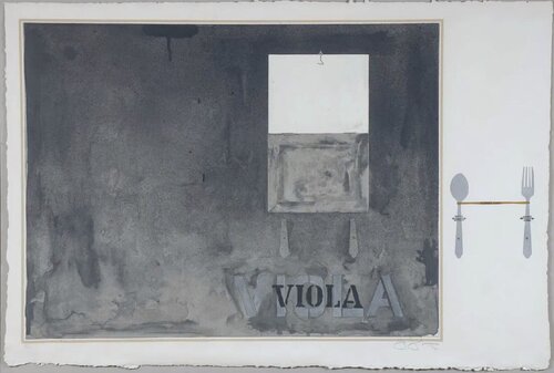 VIOLA (Viola Farber, Founding Member of Merce Cunningham Dance Company), Field 162 van Jasper Johns, Afdruk te koop op Singulart