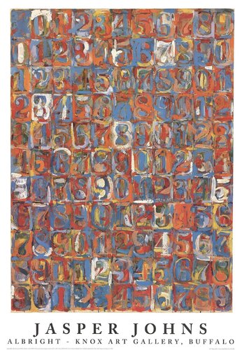 Numbers in Color van Jasper Johns, Afdruk te koop op Singulart