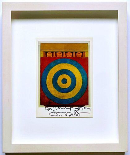 Art Card: Target with Four Faces (Hand signed and inscribed by Jasper Johns) by Jasper Johns, Print for Sale on Singulart