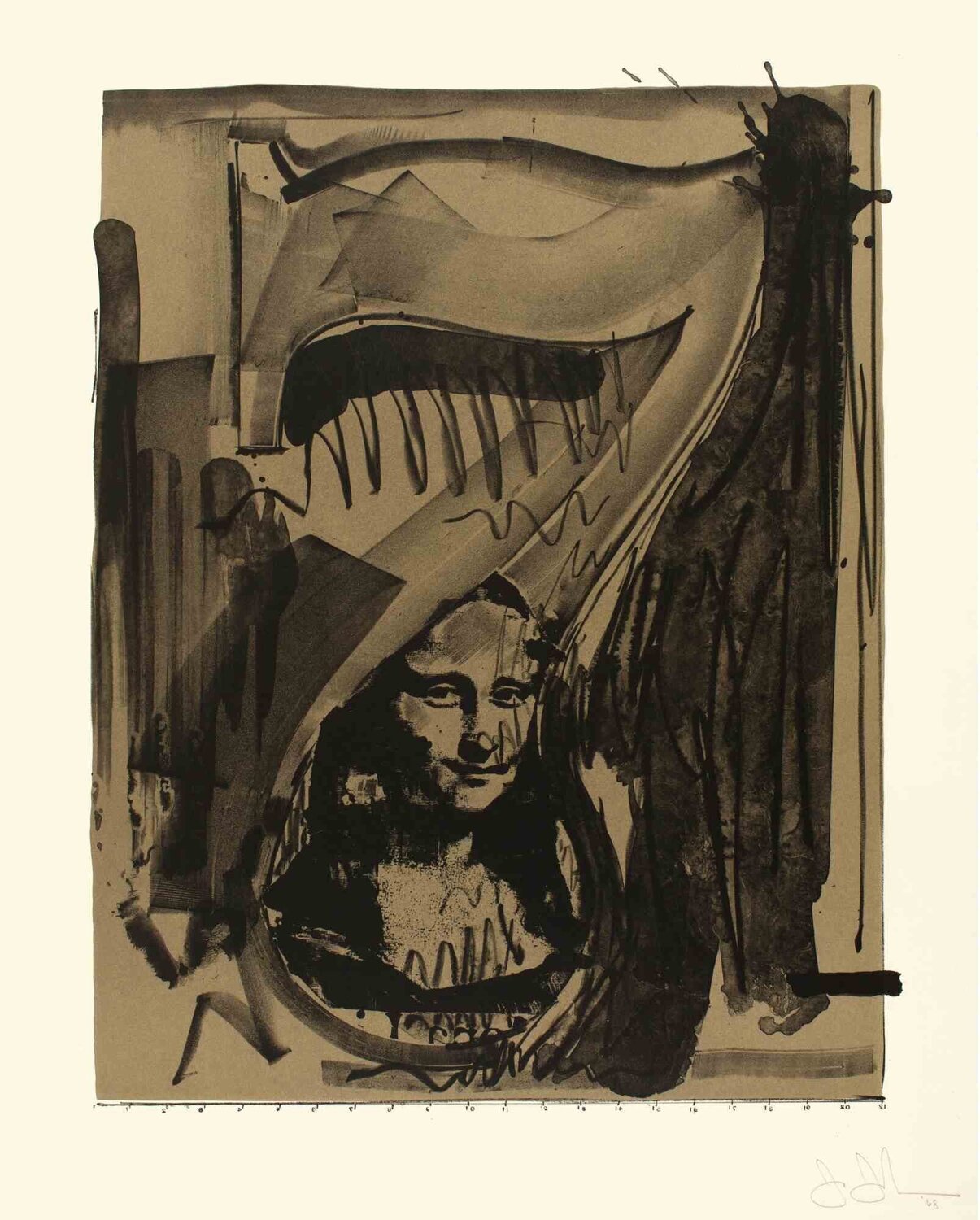 Figure 7 Jasper Johns Print for sale