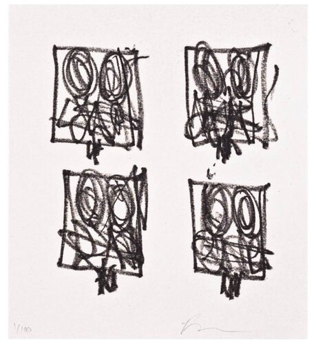 Untitled Anxious Print von Rashid Johnson, Druck kaufen auf Singulart