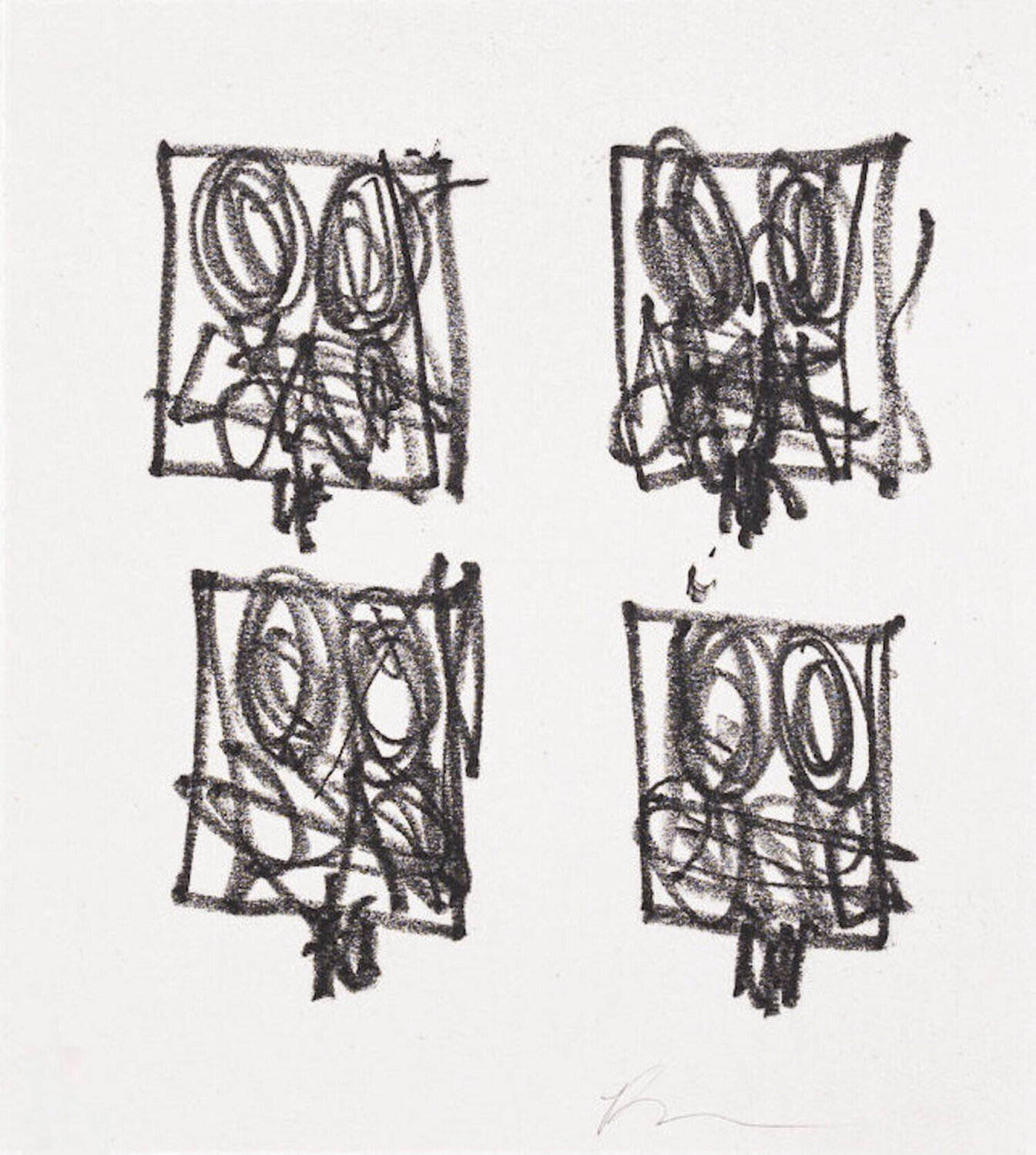 Untitled (Anxious Man) Rashid Johnson
