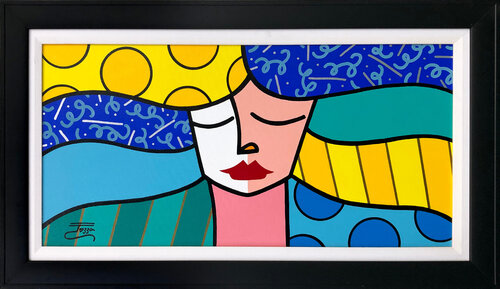 Long Hair (original painting on canvas) van JOZZA, Schilderij te koop op Singulart