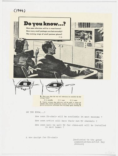 Nam June Paik Untitled from The New York Collection for Stockholm par Nam June Paik, Édition en vente sur Singulart