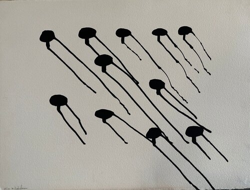 Running Trees di Menashe Kadishman, Stampa in vendita su Singulart