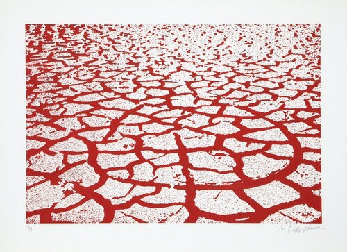 Red Earth  by Menashe Kadishman, Print for Sale on Singulart