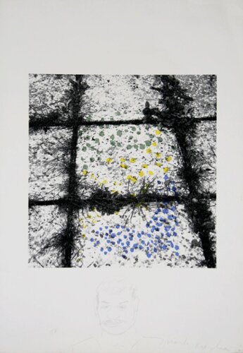 Tiles (with Remarque) di Menashe Kadishman, Stampa in vendita su Singulart