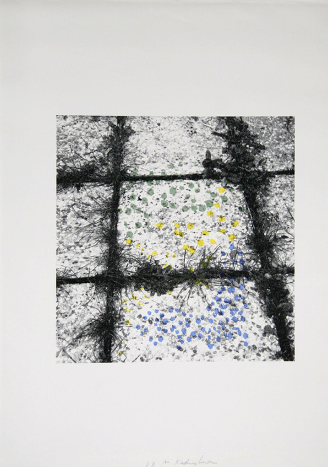 Untitled - Tiles Menashe Kadishman Druck zu verkaufen