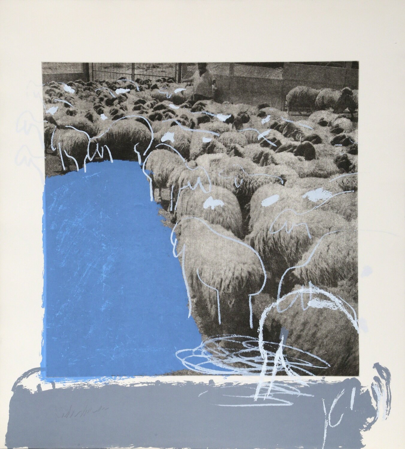 SHEEP Portfolio, 8 Menashe Kadishman Druck zu verkaufen