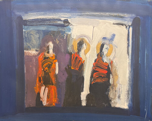 9 Hail Chanters by Brad Kahlhamer, Work on Paper for Sale on Singulart