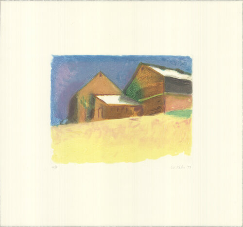 Southampton Barn by Wolf Kahn, Print for Sale on Singulart
