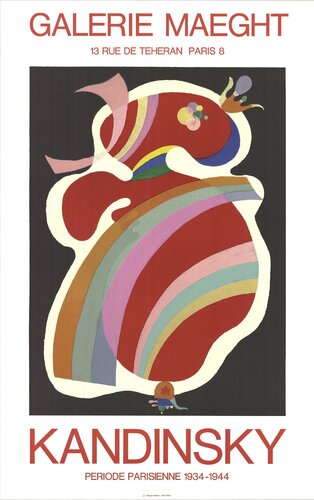 The Red Form van Wassily Kandinsky, Afdruk te koop op Singulart