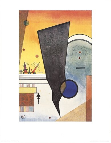 Curved Tip (No Text) by Wassily Kandinsky, Print for Sale on Singulart