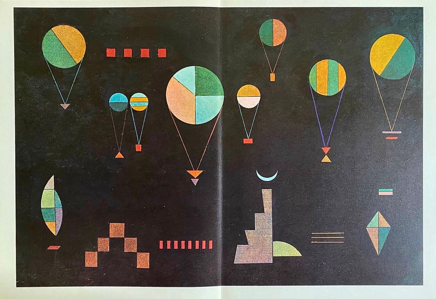 Bauhaus de Dessau Wassily Kandinsky Stampa in vendita