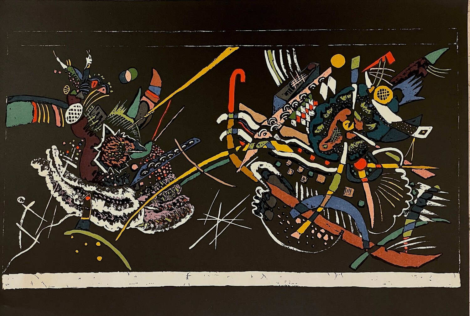Sur quatre murs Wassily Kandinsky Stampa in vendita