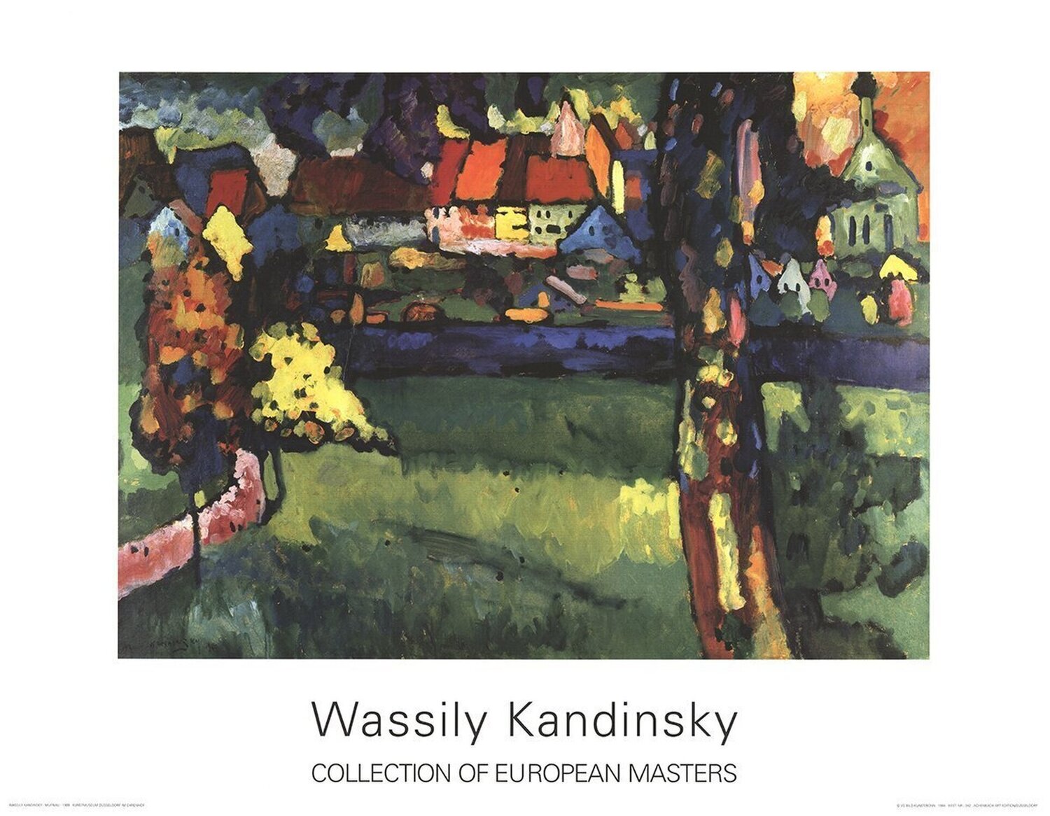 Murnau Wassily Kandinsky Stampa in vendita