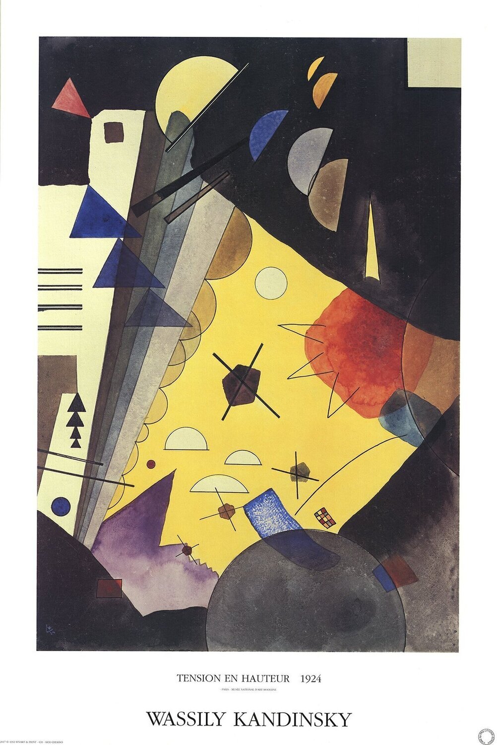 Tension in Height Wassily Kandinsky Édition à vendre