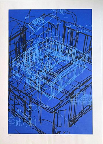 Untitled for the Relocation Project, Serpentine Gallery, London by Tadashi Kawamata, Print for Sale on Singulart