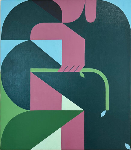 Love Me Knot by Adrian Kay Wong, Painting for Sale on Singulart