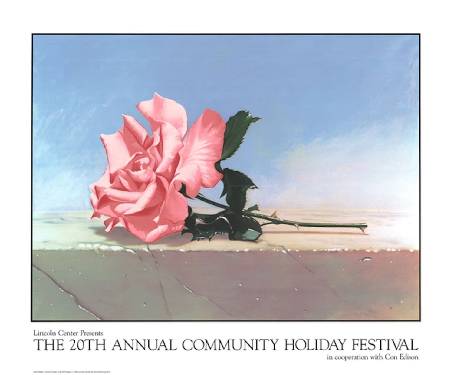 Andalusia Rose John Kelly Druck zu verkaufen