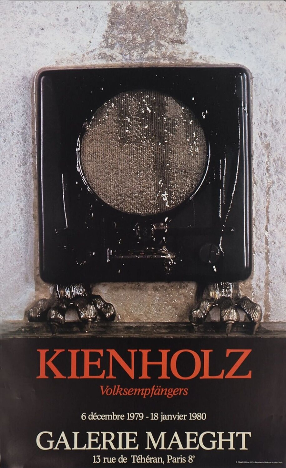 Expo 80 - Galerie Maeght Edward Kienholz Werk auf Papier zu verkaufen