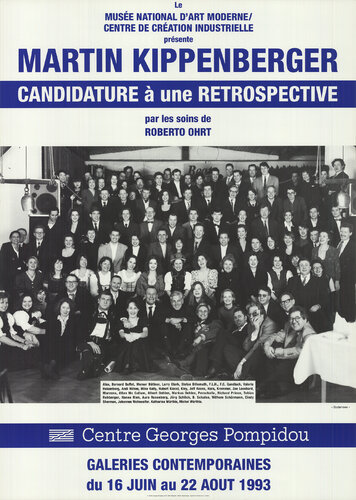 Application for a Retrospective by Roberto Ohrt van Martin Kippenberger, Afdruk te koop op Singulart
