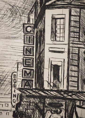 La gloire de Paris : Rue de la Gaité Montparnasse von Moïse Kisling, Druck kaufen auf Singulart