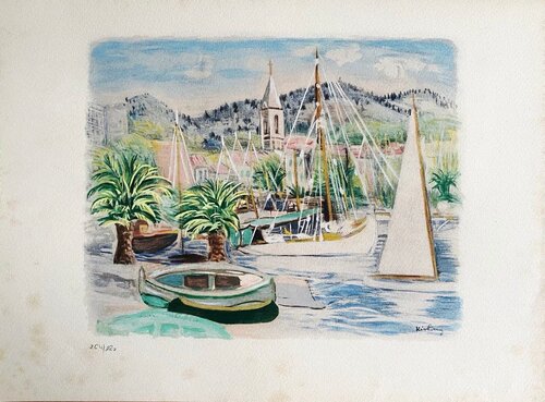 Port by Moïse Kisling, Print for Sale on Singulart
