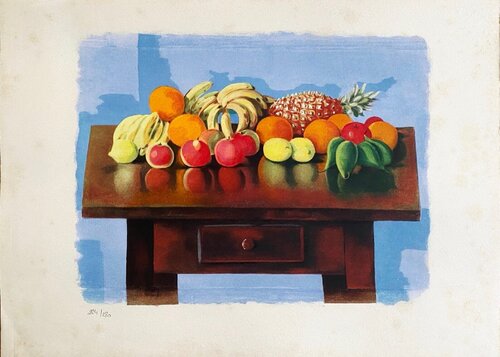 Nature morte aux fruits van Moïse Kisling, Afdruk te koop op Singulart