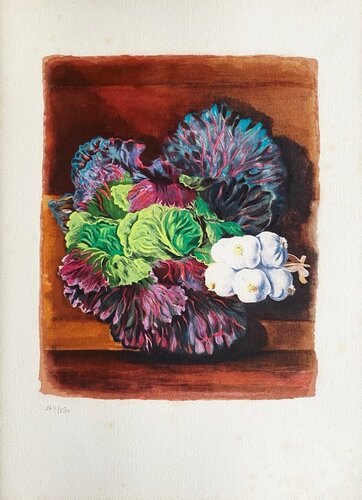 Nature-morte au chou van Moïse Kisling, Afdruk te koop op Singulart