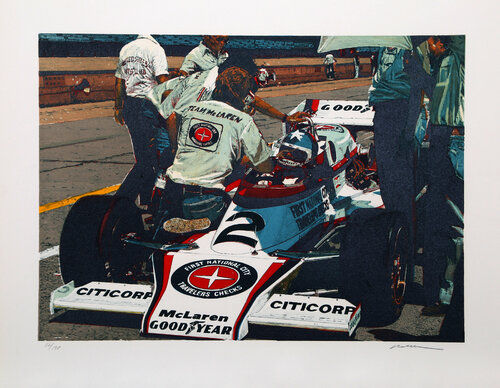 Tom Sneva by Ron Kleemann, 版畫 for Sale on Singulart