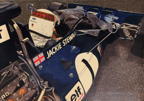 Jackie Stewart by Ron Kleemann, 인쇄 for Sale on Singulart
