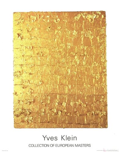 Gold Leaf on Panel by Yves Klein, Print for Sale on Singulart