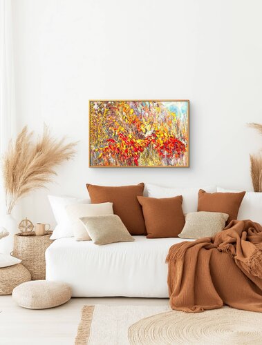 Gold season. by Yulia Lisle, Painting for Sale on Singulart
