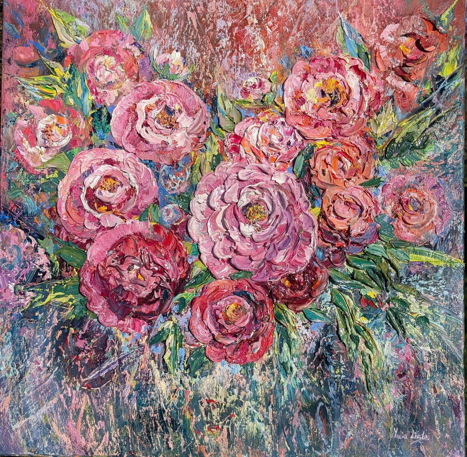 A season of surprises. Yulia Lisle Originalgemälde zu verkaufen