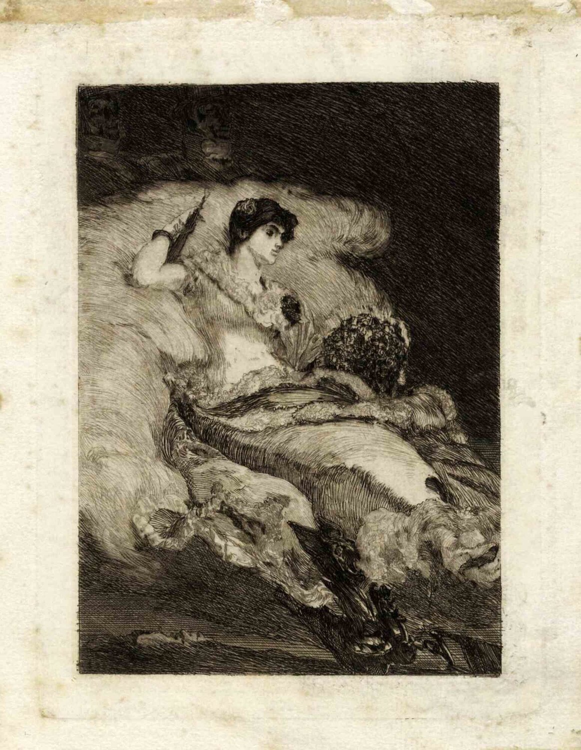 Die Balldame Max Klinger Stampa in vendita