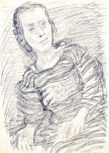 Oskar Kokoschka (1886–1980) - Madeleine - Lithograph on paper - 1920 van Oskar Kokoschka, Afdruk te koop op Singulart