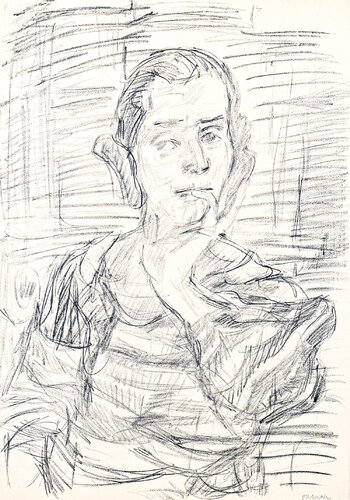 Oskar Kokoschka (1886–1980) - Madeleine - Lithograph on paper - 1920 van Oskar Kokoschka, Afdruk te koop op Singulart