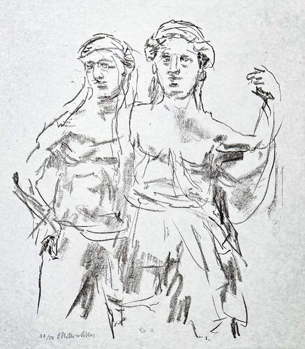 Oskar Kokoschka (1886–1980) - Lithograph on paper - 1963 van Oskar Kokoschka, Afdruk te koop op Singulart