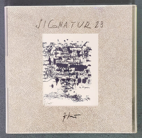 Analphabetogramme - Signatur Objekt Nr. 23 (Collages, Assemblages, Poetry, Surrealism) Jirí Kolár