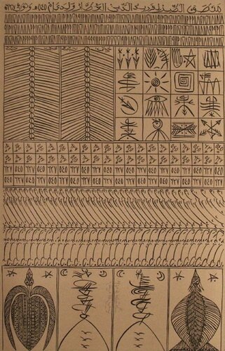 Hommage à Farid Ed-dine Attar III von Rachid Koraïchi, Druck kaufen auf Singulart