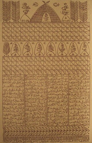 Hommage à Sídi Boumediene Chouaieb III di Rachid Koraïchi, Stampa in vendita su Singulart