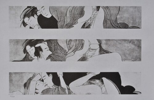 Scènes érotique di Isoda Koryusai, Stampa in vendita su Singulart