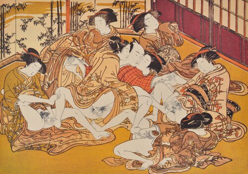 L'orgi di Isoda Koryusai, Stampa in vendita su Singulart