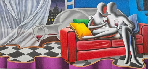 Our secret di Mark Kostabi, Stampa in vendita su Singulart
